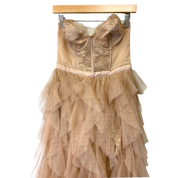 NWT for Love & Lemons Bustier Gown Warm Taupe Size M - Picture 5 of 14